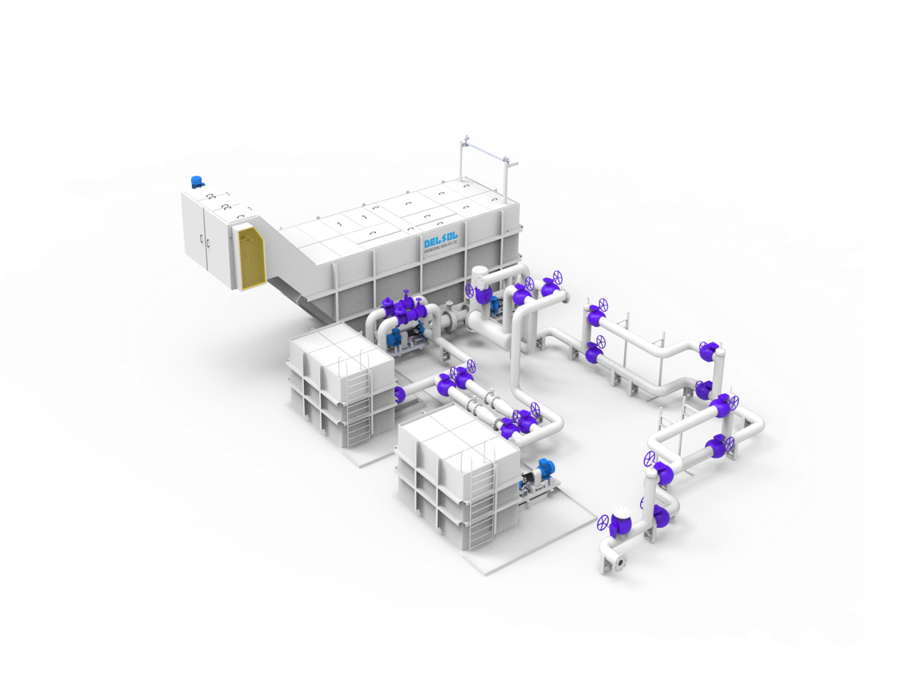 industrial oil filtration system for hydraulic and lubricating oils