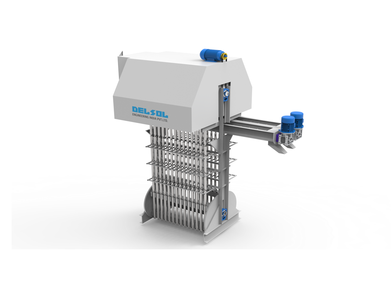vertical candle magnetic separator for coolant filtration
